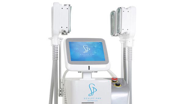 Cryolipolysis fat freezing technology diagram showing controlled cooling process