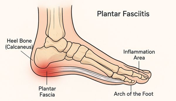 Shockwave therapy plantar fasciitis results - Baker Street area client