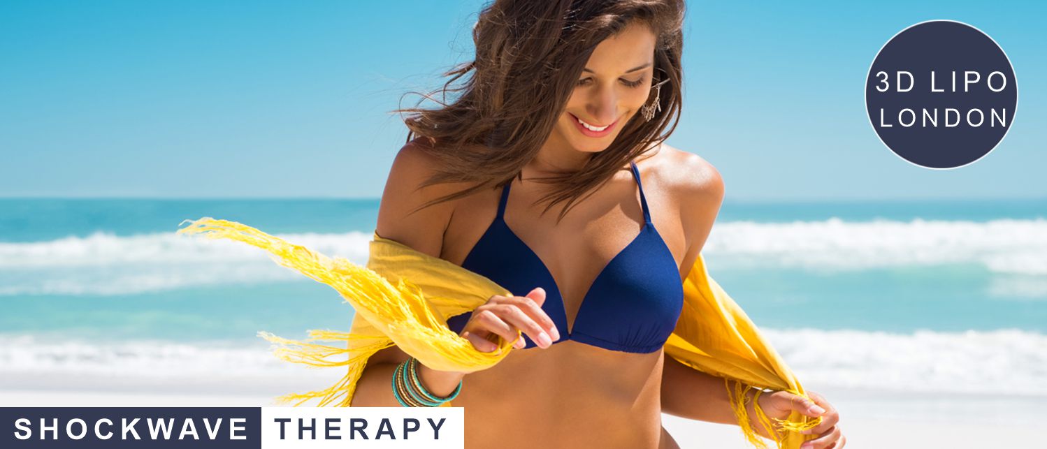 Professional shockwave therapy treatment at 3D Lipo London - advanced acoustic wave therapy clinic in Marylebone