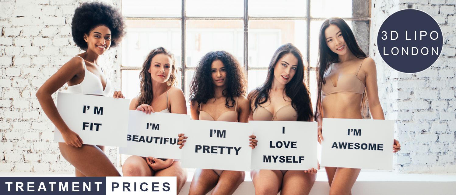 Professional body contouring treatment prices at 3D Lipo London - Marylebone clinic